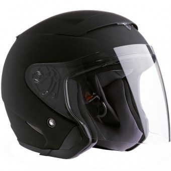 Casque moto Jet FS3 Uni Noir mat